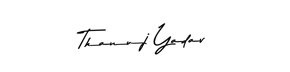 Use a signature maker to create a handwritten signature online. With this signature software, you can design (Asem Kandis PERSONAL USE) your own signature for name Thanuj Yadav. Thanuj Yadav signature style 9 images and pictures png