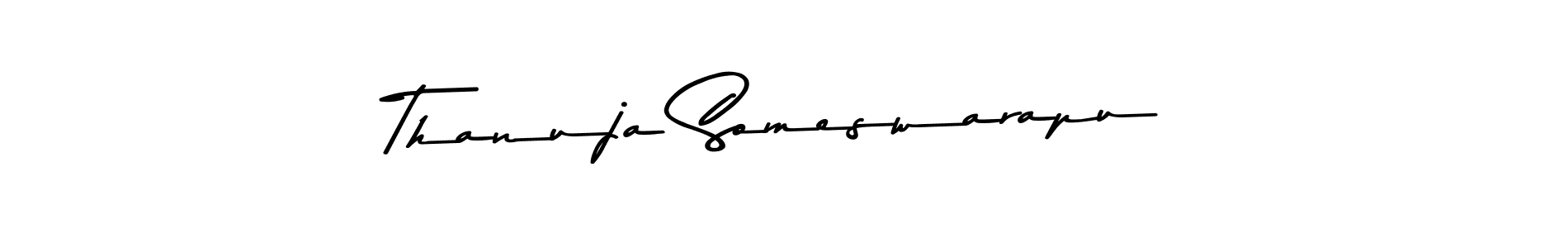 How to make Thanuja Someswarapu signature? Asem Kandis PERSONAL USE is a professional autograph style. Create handwritten signature for Thanuja Someswarapu name. Thanuja Someswarapu signature style 9 images and pictures png