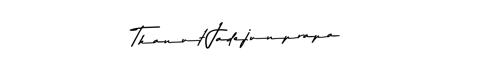 Use a signature maker to create a handwritten signature online. With this signature software, you can design (Asem Kandis PERSONAL USE) your own signature for name Thanut Jadejunprapa. Thanut Jadejunprapa signature style 9 images and pictures png