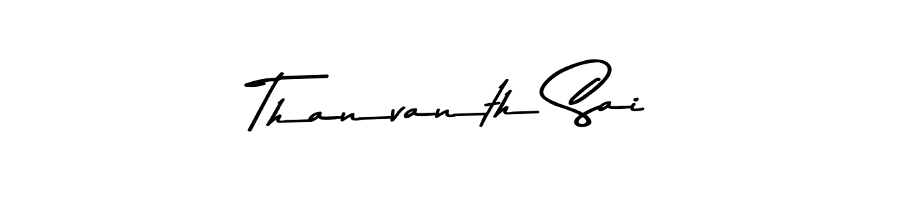 How to make Thanvanth Sai signature? Asem Kandis PERSONAL USE is a professional autograph style. Create handwritten signature for Thanvanth Sai name. Thanvanth Sai signature style 9 images and pictures png