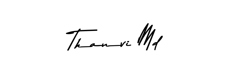 Similarly Asem Kandis PERSONAL USE is the best handwritten signature design. Signature creator online .You can use it as an online autograph creator for name Thanvi Md. Thanvi Md signature style 9 images and pictures png