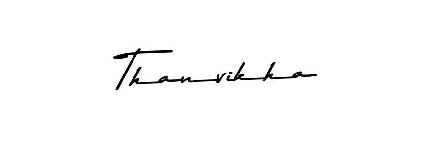 You should practise on your own different ways (Asem Kandis PERSONAL USE) to write your name (Thanvikha) in signature. don't let someone else do it for you. Thanvikha signature style 9 images and pictures png