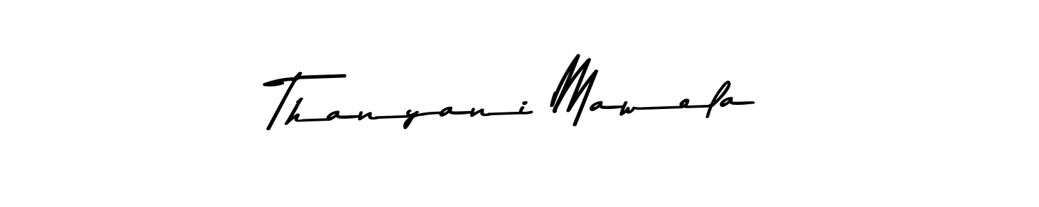 Use a signature maker to create a handwritten signature online. With this signature software, you can design (Asem Kandis PERSONAL USE) your own signature for name Thanyani Mawela. Thanyani Mawela signature style 9 images and pictures png