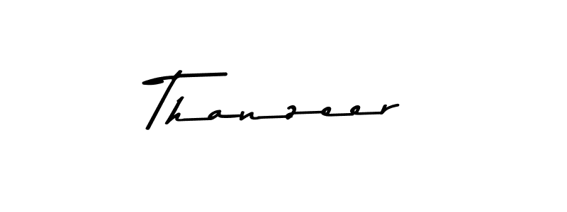 Also we have Thanzeer name is the best signature style. Create professional handwritten signature collection using Asem Kandis PERSONAL USE autograph style. Thanzeer signature style 9 images and pictures png