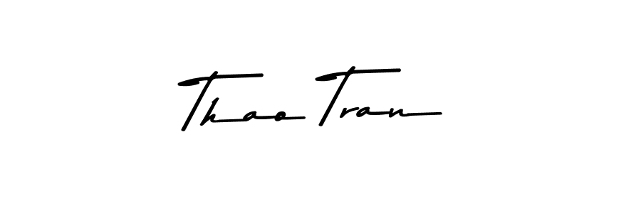 How to make Thao Tran signature? Asem Kandis PERSONAL USE is a professional autograph style. Create handwritten signature for Thao Tran name. Thao Tran signature style 9 images and pictures png