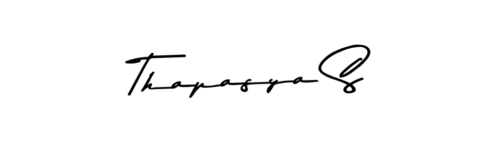 Thapasya S stylish signature style. Best Handwritten Sign (Asem Kandis PERSONAL USE) for my name. Handwritten Signature Collection Ideas for my name Thapasya S. Thapasya S signature style 9 images and pictures png