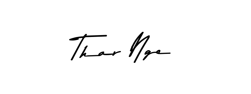 Design your own signature with our free online signature maker. With this signature software, you can create a handwritten (Asem Kandis PERSONAL USE) signature for name Thar Nge. Thar Nge signature style 9 images and pictures png