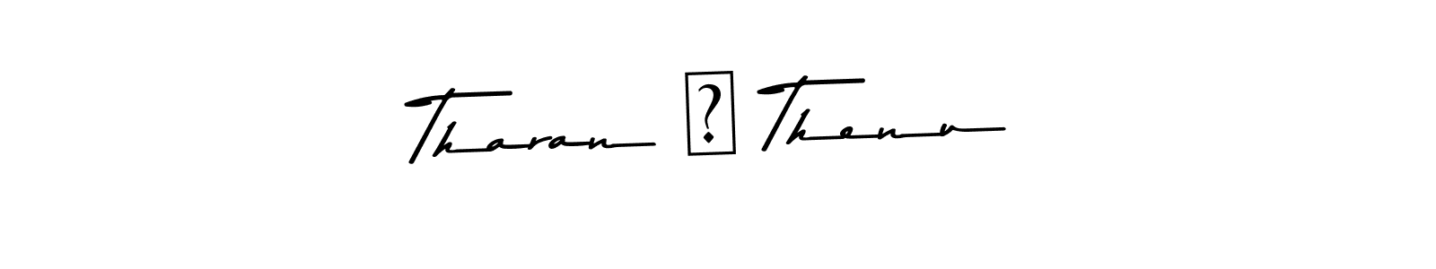 Check out images of Autograph of Tharan ❤ Thenu name. Actor Tharan ❤ Thenu Signature Style. Asem Kandis PERSONAL USE is a professional sign style online. Tharan ❤ Thenu signature style 9 images and pictures png