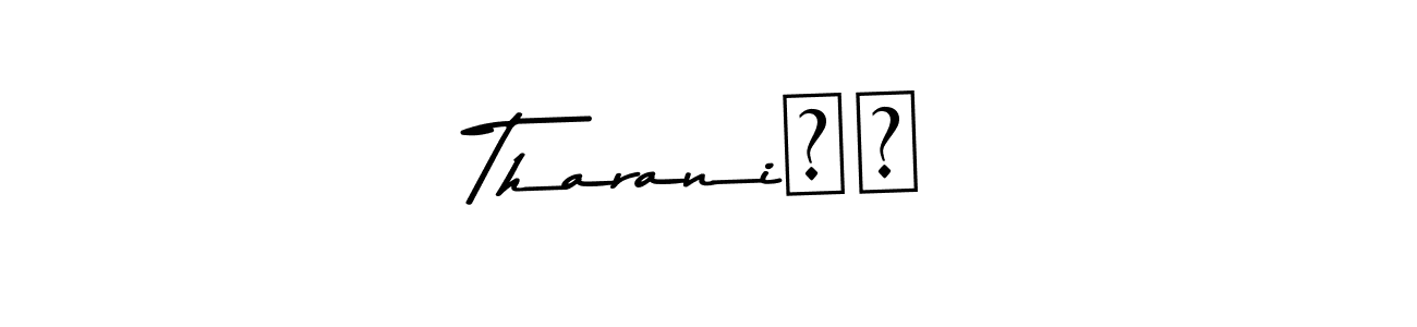It looks lik you need a new signature style for name Tharani❤️. Design unique handwritten (Asem Kandis PERSONAL USE) signature with our free signature maker in just a few clicks. Tharani❤️ signature style 9 images and pictures png