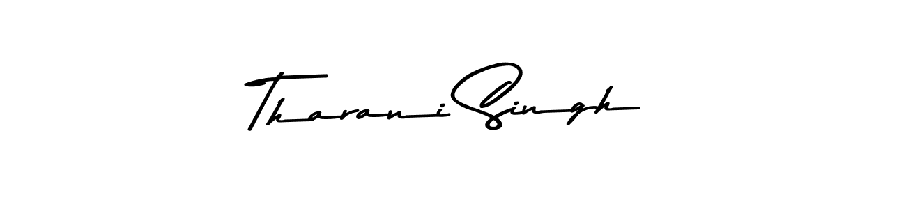 Tharani Singh stylish signature style. Best Handwritten Sign (Asem Kandis PERSONAL USE) for my name. Handwritten Signature Collection Ideas for my name Tharani Singh. Tharani Singh signature style 9 images and pictures png