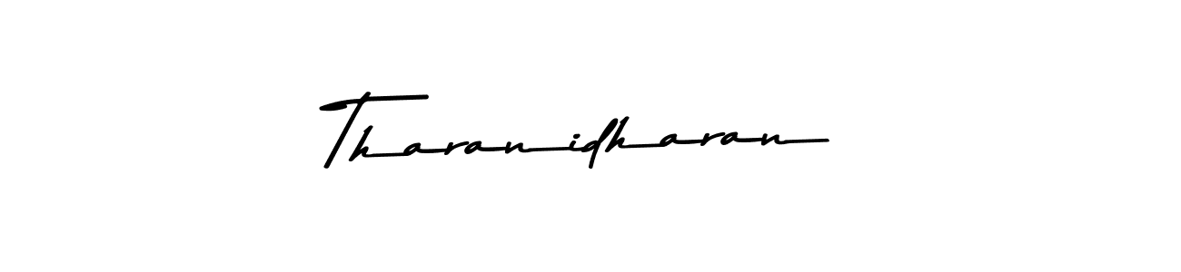 Design your own signature with our free online signature maker. With this signature software, you can create a handwritten (Asem Kandis PERSONAL USE) signature for name Tharanidharan. Tharanidharan signature style 9 images and pictures png