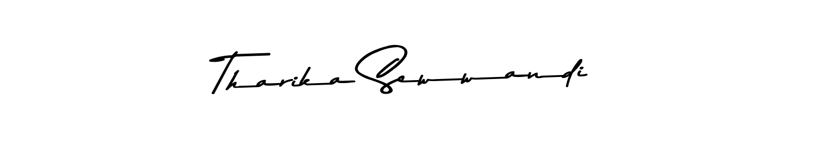 Design your own signature with our free online signature maker. With this signature software, you can create a handwritten (Asem Kandis PERSONAL USE) signature for name Tharika Sewwandi. Tharika Sewwandi signature style 9 images and pictures png
