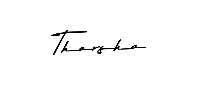 Similarly Asem Kandis PERSONAL USE is the best handwritten signature design. Signature creator online .You can use it as an online autograph creator for name Tharsha. Tharsha signature style 9 images and pictures png