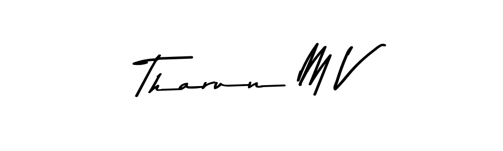 You can use this online signature creator to create a handwritten signature for the name Tharun M V. This is the best online autograph maker. Tharun M V signature style 9 images and pictures png