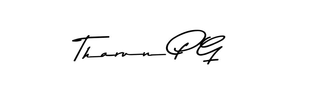 How to make Tharun P G signature? Asem Kandis PERSONAL USE is a professional autograph style. Create handwritten signature for Tharun P G name. Tharun P G signature style 9 images and pictures png