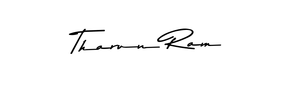 Make a beautiful signature design for name Tharun Ram. With this signature (Asem Kandis PERSONAL USE) style, you can create a handwritten signature for free. Tharun Ram signature style 9 images and pictures png