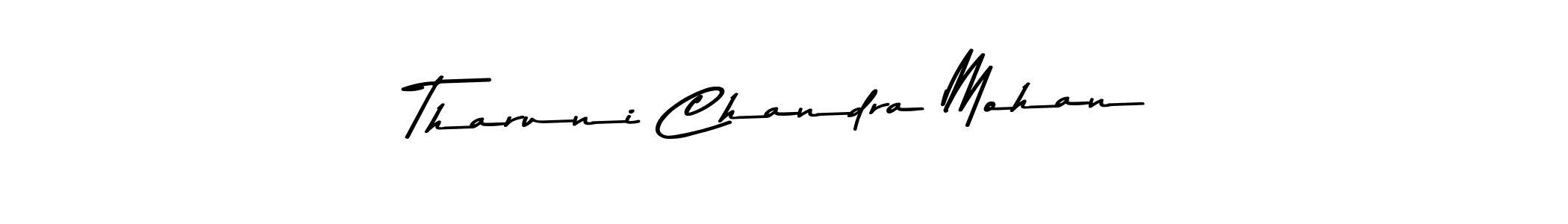 How to make Tharuni Chandra Mohan signature? Asem Kandis PERSONAL USE is a professional autograph style. Create handwritten signature for Tharuni Chandra Mohan name. Tharuni Chandra Mohan signature style 9 images and pictures png