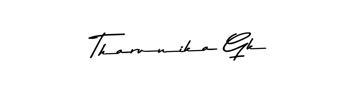 Make a beautiful signature design for name Tharunika Gk. Use this online signature maker to create a handwritten signature for free. Tharunika Gk signature style 9 images and pictures png