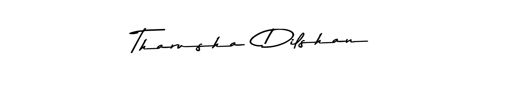 Tharusha  Dilshan stylish signature style. Best Handwritten Sign (Asem Kandis PERSONAL USE) for my name. Handwritten Signature Collection Ideas for my name Tharusha  Dilshan. Tharusha  Dilshan signature style 9 images and pictures png