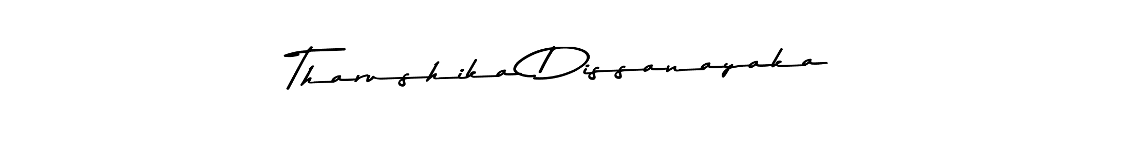 Design your own signature with our free online signature maker. With this signature software, you can create a handwritten (Asem Kandis PERSONAL USE) signature for name Tharushika Dissanayaka. Tharushika Dissanayaka signature style 9 images and pictures png