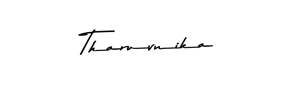 Tharuvnika stylish signature style. Best Handwritten Sign (Asem Kandis PERSONAL USE) for my name. Handwritten Signature Collection Ideas for my name Tharuvnika. Tharuvnika signature style 9 images and pictures png