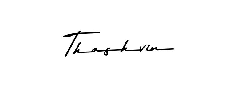 Use a signature maker to create a handwritten signature online. With this signature software, you can design (Asem Kandis PERSONAL USE) your own signature for name Thashvin. Thashvin signature style 9 images and pictures png