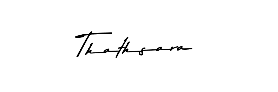 Design your own signature with our free online signature maker. With this signature software, you can create a handwritten (Asem Kandis PERSONAL USE) signature for name Thathsara. Thathsara signature style 9 images and pictures png