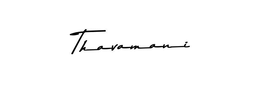 How to make Thavamani signature? Asem Kandis PERSONAL USE is a professional autograph style. Create handwritten signature for Thavamani name. Thavamani signature style 9 images and pictures png