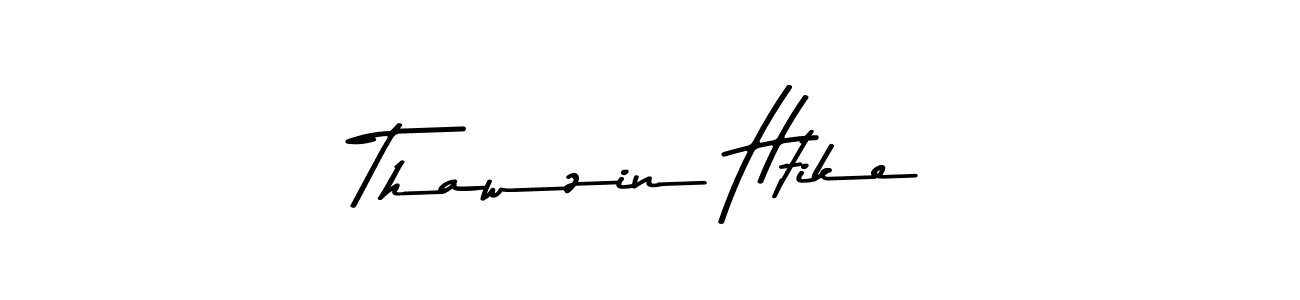 Use a signature maker to create a handwritten signature online. With this signature software, you can design (Asem Kandis PERSONAL USE) your own signature for name Thawzin Htike. Thawzin Htike signature style 9 images and pictures png