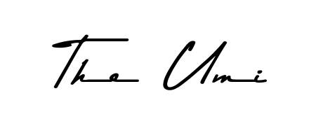 Make your name The  Umi memorable on every contract using Asem Kandis PERSONAL USE autograph style. Instant transparent background export available. The  Umi signature style 9 images and pictures png