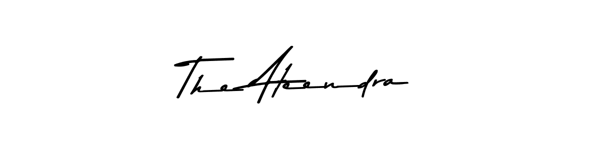 How to make The Ateendra signature? Asem Kandis PERSONAL USE is a professional autograph style. Create handwritten signature for The Ateendra name. The Ateendra signature style 9 images and pictures png