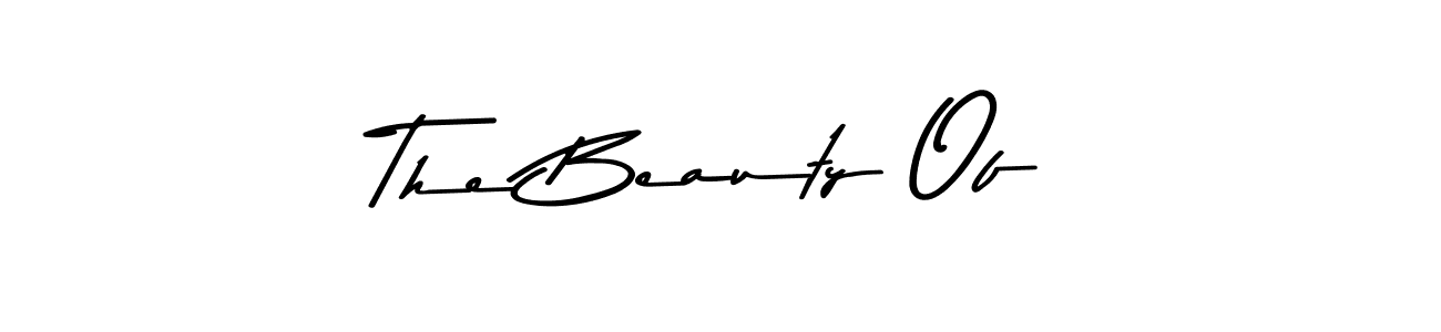 Use a signature maker to create a handwritten signature online. With this signature software, you can design (Asem Kandis PERSONAL USE) your own signature for name The Beauty Of. The Beauty Of signature style 9 images and pictures png