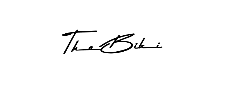 Use a signature maker to create a handwritten signature online. With this signature software, you can design (Asem Kandis PERSONAL USE) your own signature for name The Biki. The Biki signature style 9 images and pictures png