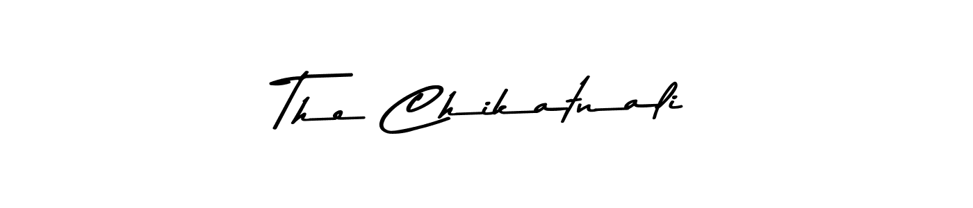 How to make The Chikatnali signature? Asem Kandis PERSONAL USE is a professional autograph style. Create handwritten signature for The Chikatnali name. The Chikatnali signature style 9 images and pictures png