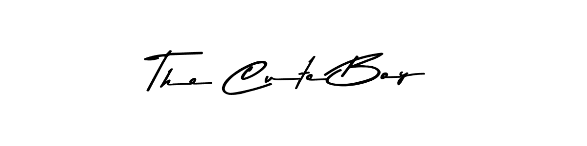 Use a signature maker to create a handwritten signature online. With this signature software, you can design (Asem Kandis PERSONAL USE) your own signature for name The Cute Boy. The Cute Boy signature style 9 images and pictures png