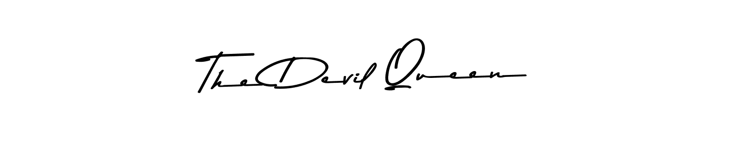 Also You can easily find your signature by using the search form. We will create The Devil Queen name handwritten signature images for you free of cost using Asem Kandis PERSONAL USE sign style. The Devil Queen signature style 9 images and pictures png
