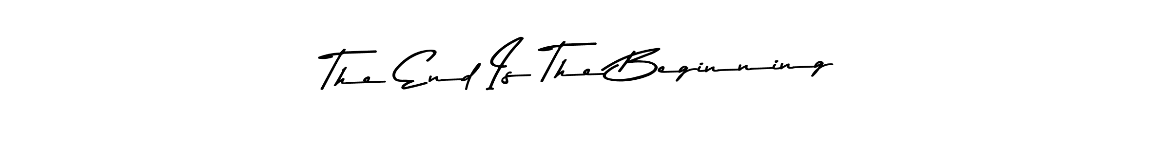 This is the best signature style for the The End Is The Beginning name. Also you like these signature font (Asem Kandis PERSONAL USE). Mix name signature. The End Is The Beginning signature style 9 images and pictures png