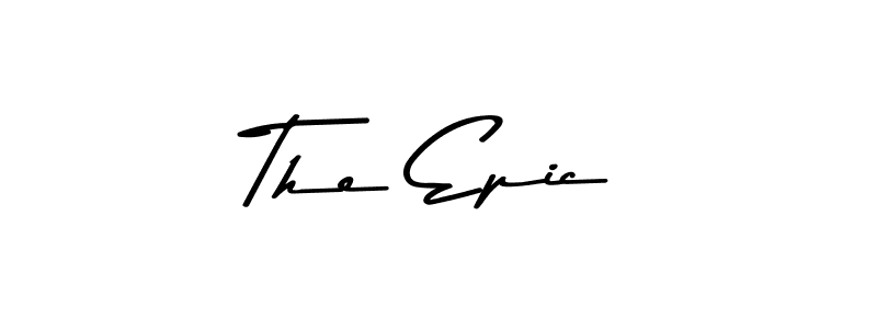 Asem Kandis PERSONAL USE is a professional signature style that is perfect for those who want to add a touch of class to their signature. It is also a great choice for those who want to make their signature more unique. Get The Epic name to fancy signature for free. The Epic signature style 9 images and pictures png