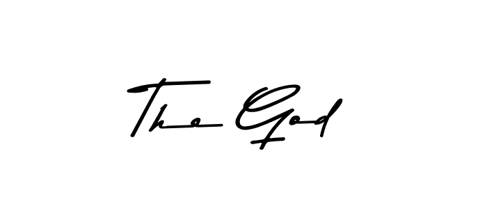 Create a beautiful signature design for name The God. With this signature (Asem Kandis PERSONAL USE) fonts, you can make a handwritten signature for free. The God signature style 9 images and pictures png