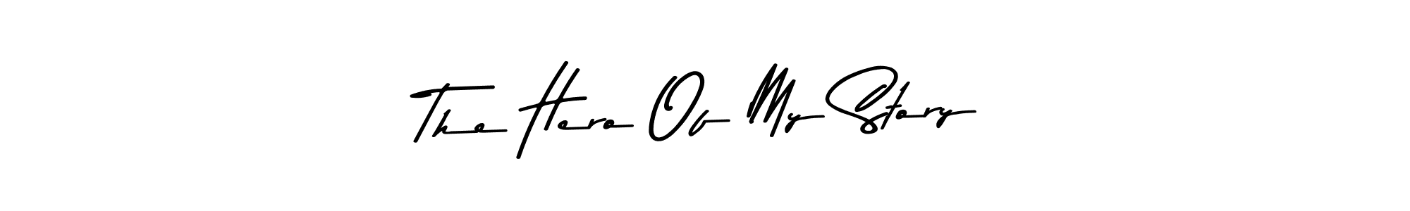 Similarly Asem Kandis PERSONAL USE is the best handwritten signature design. Signature creator online .You can use it as an online autograph creator for name The Hero Of My Story. The Hero Of My Story signature style 9 images and pictures png
