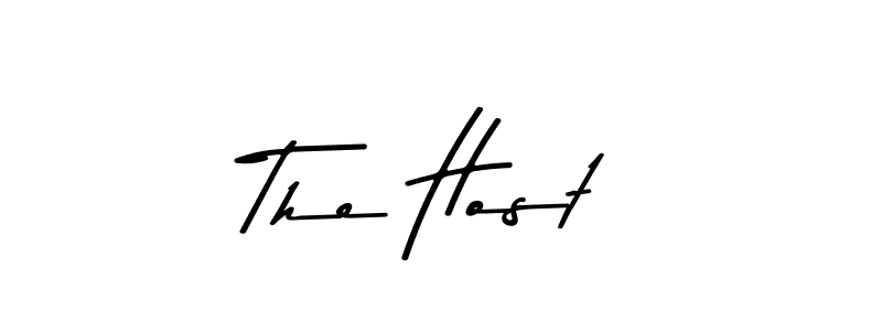 Similarly Asem Kandis PERSONAL USE is the best handwritten signature design. Signature creator online .You can use it as an online autograph creator for name The Host. The Host signature style 9 images and pictures png