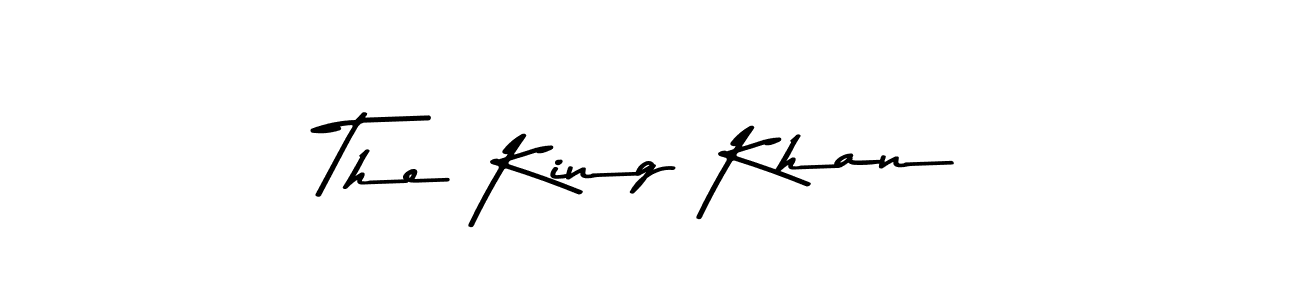 Design your own signature with our free online signature maker. With this signature software, you can create a handwritten (Asem Kandis PERSONAL USE) signature for name The King Khan. The King Khan signature style 9 images and pictures png