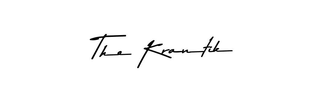 Also You can easily find your signature by using the search form. We will create The Krantik name handwritten signature images for you free of cost using Asem Kandis PERSONAL USE sign style. The Krantik signature style 9 images and pictures png