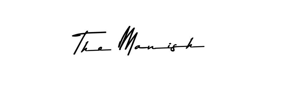 Similarly Asem Kandis PERSONAL USE is the best handwritten signature design. Signature creator online .You can use it as an online autograph creator for name The Manish. The Manish signature style 9 images and pictures png