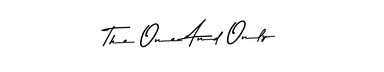 Once you've used our free online signature maker to create your best signature Asem Kandis PERSONAL USE style, it's time to enjoy all of the benefits that The One And Only name signing documents. The One And Only signature style 9 images and pictures png