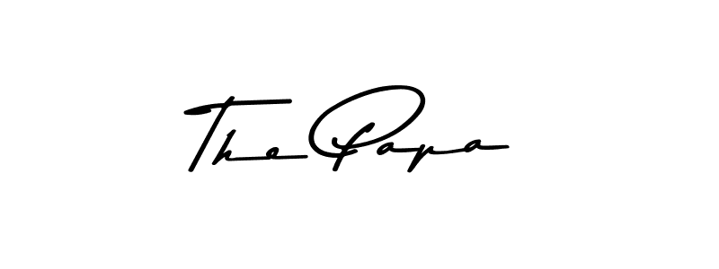 Use a signature maker to create a handwritten signature online. With this signature software, you can design (Asem Kandis PERSONAL USE) your own signature for name The Papa. The Papa signature style 9 images and pictures png