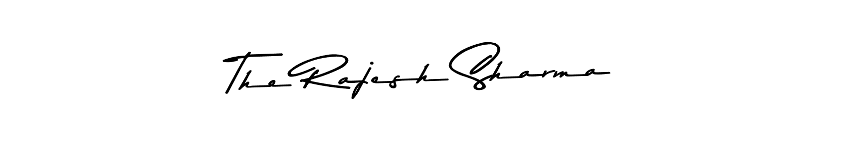 This is the best signature style for the The Rajesh Sharma name. Also you like these signature font (Asem Kandis PERSONAL USE). Mix name signature. The Rajesh Sharma signature style 9 images and pictures png