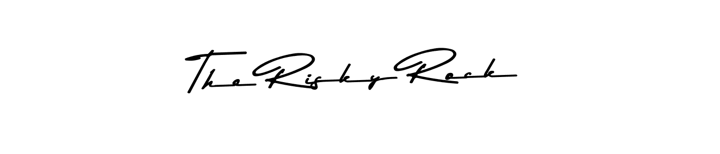 Make a beautiful signature design for name The Risky Rock. With this signature (Asem Kandis PERSONAL USE) style, you can create a handwritten signature for free. The Risky Rock signature style 9 images and pictures png