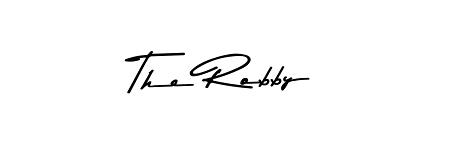 Design your own signature with our free online signature maker. With this signature software, you can create a handwritten (Asem Kandis PERSONAL USE) signature for name The Robby. The Robby signature style 9 images and pictures png