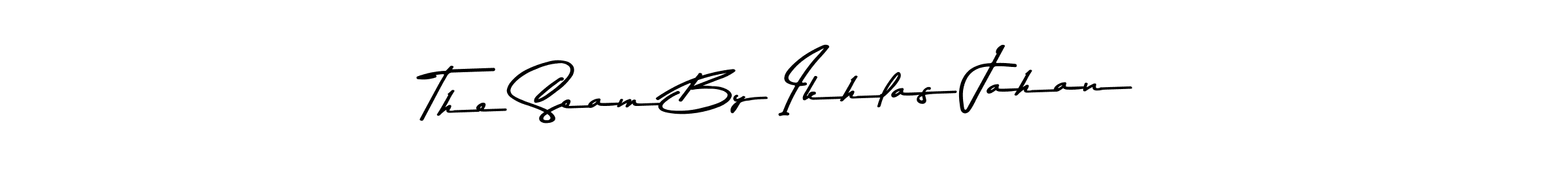 Here are the top 10 professional signature styles for the name The Seam By Ikhlas Jahan. These are the best autograph styles you can use for your name. The Seam By Ikhlas Jahan signature style 9 images and pictures png